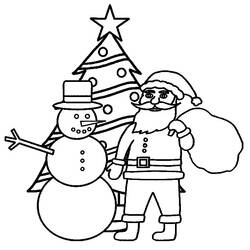 Dibujo para colorear: Muñeco de nieve (Personajes) #89478 - Dibujos para Colorear e Imprimir Gratis