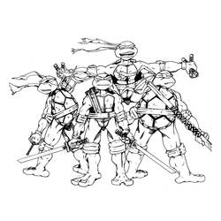 Dibujo para colorear: Ninja (Personajes) #148165 - Dibujos para Colorear e Imprimir Gratis