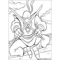 Dibujo para colorear: Ninja (Personajes) #148197 - Dibujos para Colorear e Imprimir Gratis