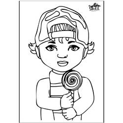 Dibujo para colorear: Niño (Personajes) #97361 - Dibujos para Colorear e Imprimir Gratis