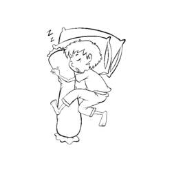 Dibujo para colorear: Niño (Personajes) #97375 - Dibujos para Colorear e Imprimir Gratis