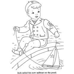 Dibujo para colorear: Niño (Personajes) #97459 - Dibujos para Colorear e Imprimir Gratis