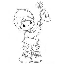 Dibujo para colorear: Niño (Personajes) #97473 - Dibujos para Colorear e Imprimir Gratis
