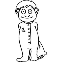 Dibujo para colorear: Niño (Personajes) #97517 - Dibujos para Colorear e Imprimir Gratis