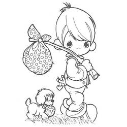 Dibujo para colorear: Niño (Personajes) #97619 - Dibujos para Colorear e Imprimir Gratis