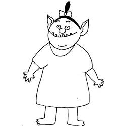 Dibujo para colorear: Ogro (Personajes) #102797 - Dibujos para Colorear e Imprimir Gratis