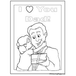 Dibujo para colorear: Papá (Personajes) #103513 - Dibujos para Colorear e Imprimir Gratis