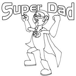 Dibujo para colorear: Papá (Personajes) #103525 - Dibujos para Colorear e Imprimir Gratis