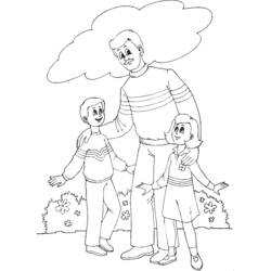 Dibujo para colorear: Papá (Personajes) #103598 - Dibujos para Colorear e Imprimir Gratis