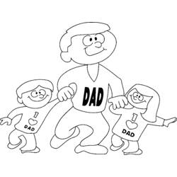 Dibujo para colorear: Papá (Personajes) #103635 - Dibujos para Colorear e Imprimir Gratis