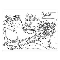 Dibujo para colorear: Papá Noel (Personajes) #104656 - Dibujos para Colorear e Imprimir Gratis