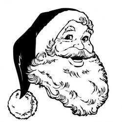Dibujo para colorear: Papá Noel (Personajes) #104685 - Dibujos para Colorear e Imprimir Gratis