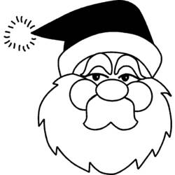 Dibujo para colorear: Papá Noel (Personajes) #104711 - Dibujos para Colorear e Imprimir Gratis