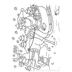 Dibujo para colorear: Papá Noel (Personajes) #104762 - Dibujos para Colorear e Imprimir Gratis