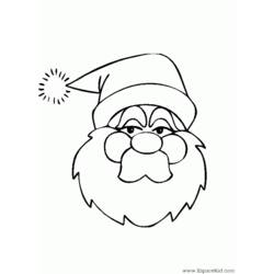 Dibujo para colorear: Papá Noel (Personajes) #104767 - Dibujos para Colorear e Imprimir Gratis