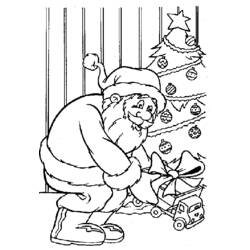 Dibujo para colorear: Papá Noel (Personajes) #104807 - Dibujos para Colorear e Imprimir Gratis