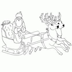 Dibujo para colorear: Papá Noel (Personajes) #104808 - Dibujos para Colorear e Imprimir Gratis