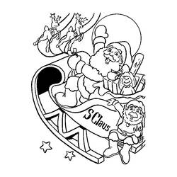 Dibujo para colorear: Papá Noel (Personajes) #104840 - Dibujos para Colorear e Imprimir Gratis