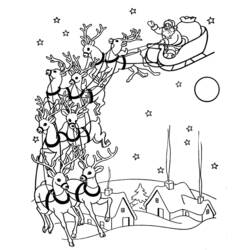 Dibujo para colorear: Papá Noel (Personajes) #104844 - Dibujos para Colorear e Imprimir Gratis