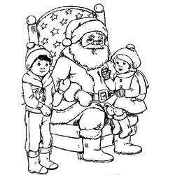 Dibujo para colorear: Papá Noel (Personajes) #104856 - Dibujos para Colorear e Imprimir Gratis