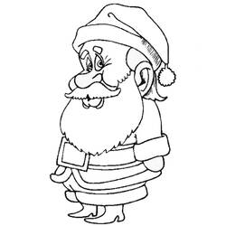 Dibujo para colorear: Papá Noel (Personajes) #104936 - Dibujos para Colorear e Imprimir Gratis