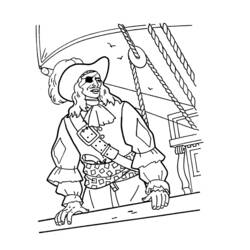 Dibujo para colorear: Pirata (Personajes) #105004 - Dibujos para Colorear e Imprimir Gratis