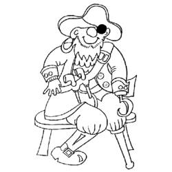 Dibujo para colorear: Pirata (Personajes) #105051 - Dibujos para Colorear e Imprimir Gratis