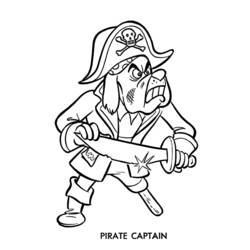 Dibujo para colorear: Pirata (Personajes) #105093 - Dibujos para Colorear e Imprimir Gratis