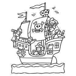 Dibujo para colorear: Pirata (Personajes) #105315 - Dibujos para Colorear e Imprimir Gratis