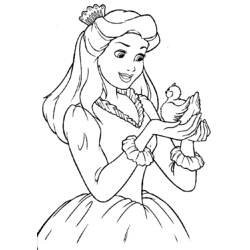 Dibujo para colorear: Princesa (Personajes) #85175 - Dibujos para Colorear e Imprimir Gratis