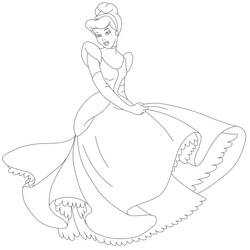 Dibujo para colorear: Princesa (Personajes) #85183 - Dibujos para Colorear e Imprimir Gratis