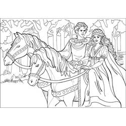 Dibujo para colorear: Princesa (Personajes) #85208 - Dibujos para Colorear e Imprimir Gratis