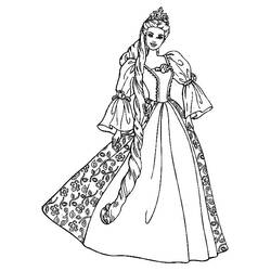 Dibujo para colorear: Princesa (Personajes) #85275 - Dibujos para Colorear e Imprimir Gratis