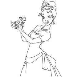 Dibujo para colorear: Princesa (Personajes) #85278 - Dibujos para Colorear e Imprimir Gratis