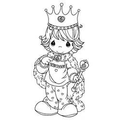 Dibujo para colorear: Princesa (Personajes) #85303 - Dibujos para Colorear e Imprimir Gratis