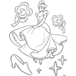 Dibujo para colorear: Princesa (Personajes) #85323 - Dibujos para Colorear e Imprimir Gratis