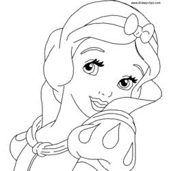 Dibujo para colorear: Princesa (Personajes) #85362 - Dibujos para Colorear e Imprimir Gratis