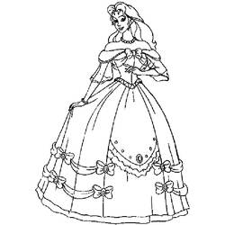 Dibujo para colorear: Princesa (Personajes) #85386 - Dibujos para Colorear e Imprimir Gratis