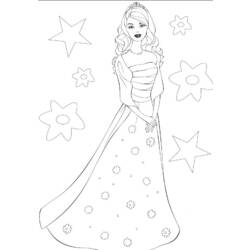 Dibujo para colorear: Princesa (Personajes) #85387 - Dibujos para Colorear e Imprimir Gratis