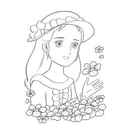 Dibujo para colorear: Princesa (Personajes) #85418 - Dibujos para Colorear e Imprimir Gratis