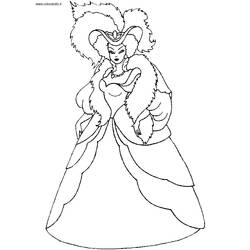 Dibujo para colorear: Princesa (Personajes) #85430 - Dibujos para Colorear e Imprimir Gratis