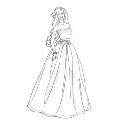 Dibujo para colorear: Princesa (Personajes) #85470 - Dibujos para Colorear e Imprimir Gratis