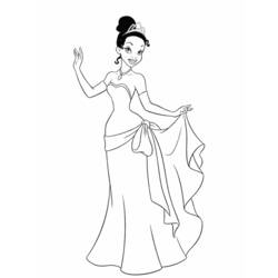 Dibujo para colorear: Princesa (Personajes) #85499 - Dibujos para Colorear e Imprimir Gratis