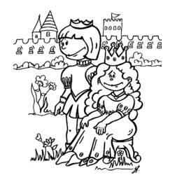 Dibujo para colorear: Príncipe (Personajes) #105933 - Dibujos para Colorear e Imprimir Gratis