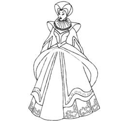 Dibujo para colorear: Reina (Personajes) #106224 - Dibujos para Colorear e Imprimir Gratis