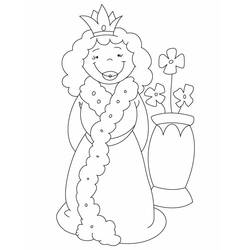 Dibujo para colorear: Reina (Personajes) #106233 - Dibujos para Colorear e Imprimir Gratis