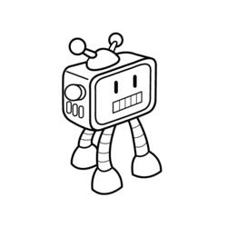 Dibujo para colorear: Robot (Personajes) #106580 - Dibujos para Colorear e Imprimir Gratis
