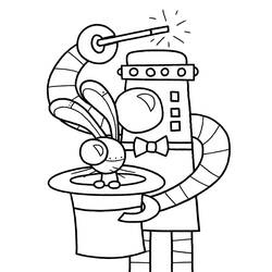 Dibujo para colorear: Robot (Personajes) #106589 - Dibujos para Colorear e Imprimir Gratis