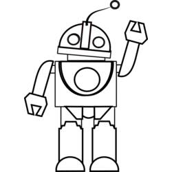 Dibujo para colorear: Robot (Personajes) #106630 - Dibujos para Colorear e Imprimir Gratis