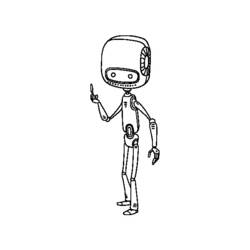 Dibujo para colorear: Robot (Personajes) #106687 - Dibujos para Colorear e Imprimir Gratis